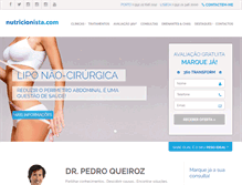 Tablet Screenshot of nutricionista.com